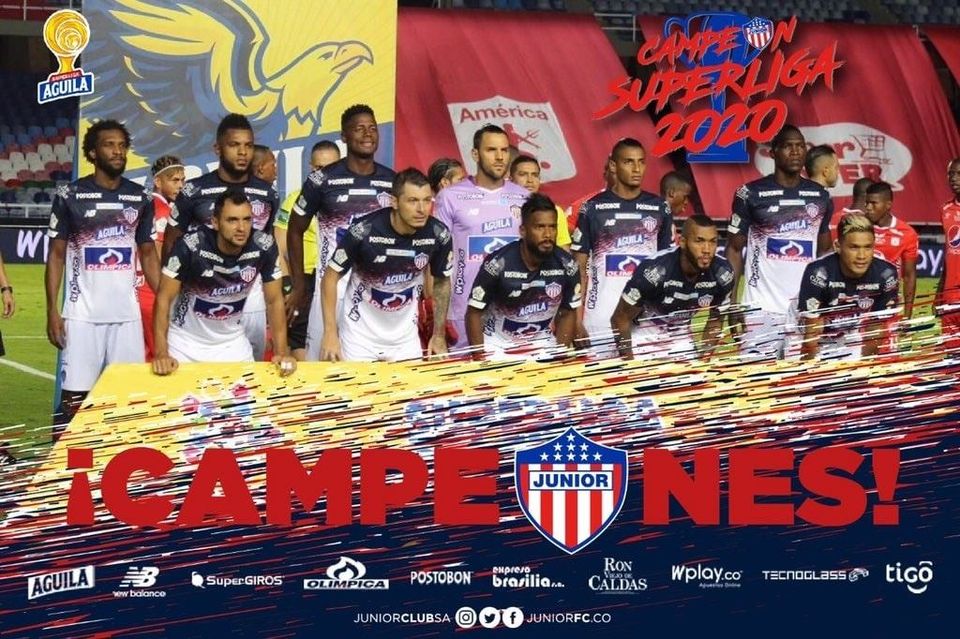 Junior campeón de la Superliga Águila 2020